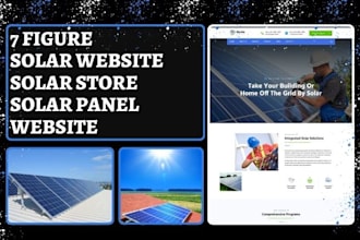 design solar website solar store solar panel website solar battery website