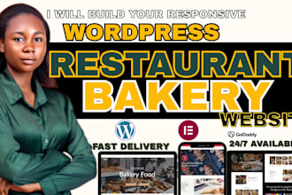 wordpress restaurant and bakery website catering website online ordering redesig