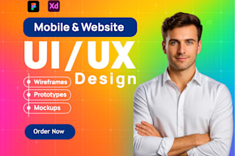do ui ux, website ui ux design, dashboard ui ux design and figma ui ux