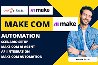 make com automation, make com ai agent retell ai agents vapi ai made com expert