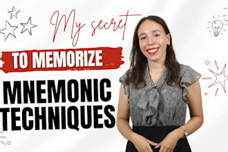 make unforgettable mnemonics to help you memorize