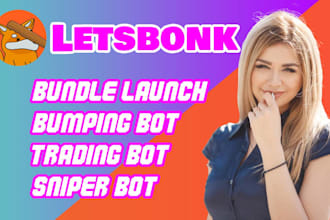 bundle launch memecoin on letsbonk, launchlab, pumpfun, make polymarket bot