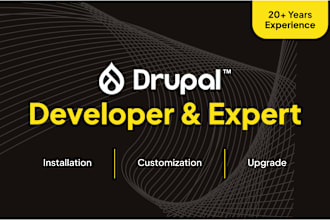develop, fix, update, clone, upgrade your drupal, joomla, wordpress website