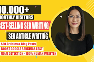 seo article writing, blog post writing with no ai detection for fast ranking