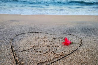 write anything love letter writing beach place