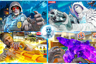 design you an amazing and fast cod or bo7 3d thumbnail