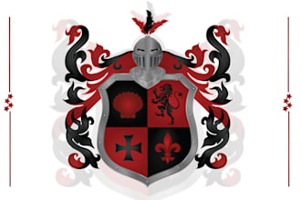 create custom heraldic family crest coat of arm