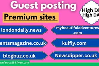 powerful guest post backlinks improve your SEO and rankings eg londondaily news