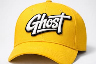 do 3d puff embroidery digitizing for cap hat logo in dst pes