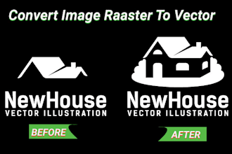 redesign, update, redraw, fix, edit, and enhance the logo only 6 hours