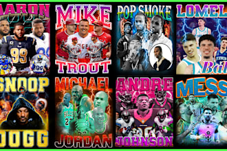 create a vintage sports rap hip hop 90s or bootleg t shirt