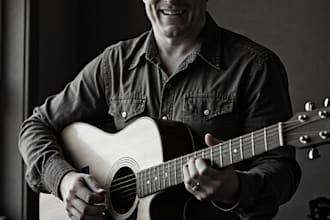 write a custom song and produce an audio track or you can supply the lyrics