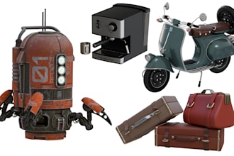 3d modeling, product design and 3d product rendering for amazon