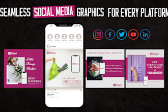 design attractive social media posts