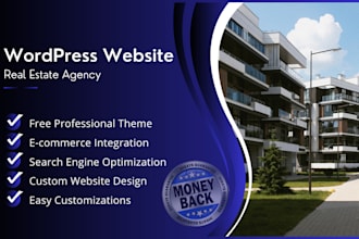 develop real estate wordpress website, constructions, property,