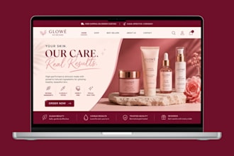 design profitable skincare shopify store skincare website beauty shopify store