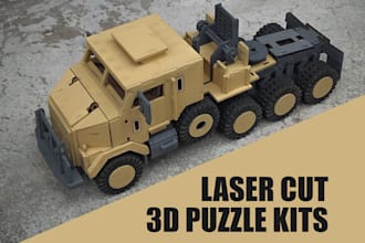 design custom 3d models laser cutting