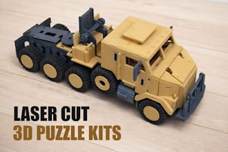 design custom 3d models laser cutting