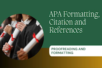 do apa formatting citations references and proofreading