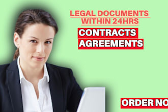 draft legal agreement, legal contract, and divorce petitions
