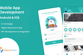 create custom mobile app using flutter for ios and android