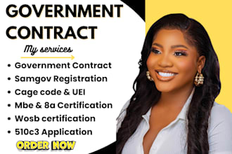 do government contract, samgov, get uei cage code, apply for mbe wosb 8a 510c3