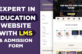 design online course wordpress lms website with learndash
