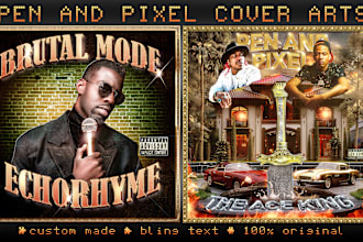 design custom pen and pixel cover arts