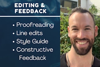 review and edit your story or novel excerpt