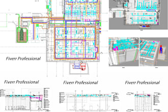 draw architectural electrical drawings, plumbing and mep drawings