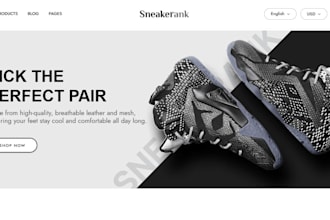 design luxury sneakers shopify store shoe store sneakers dropshipping site