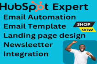setup hubspot CRM, hubspot workflow and  automation, for data importation