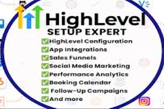 setup fb ads campaign on gohighlevel and  integrate with ghl landing page