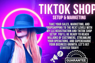 setup tiktok shop ecommerce business llc registration for non residents