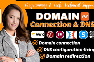 connect domain to any website, fix dns issue in shopify, godaddy and systeme io