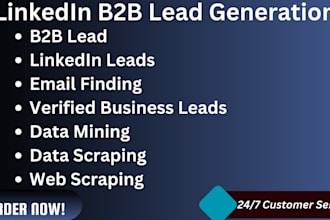 provide b2b lead generation email list building data scraper