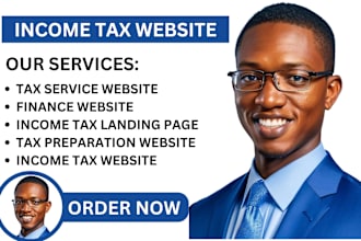 design income tax website finance website tax preparation tax website