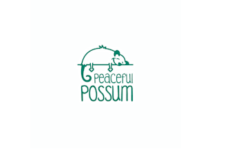 create engaging peaceful possum therapeutic kids logo