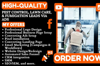 generate pest control leads lawn care fumigation leads lawn care leads via ads