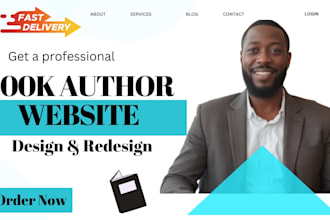 book author website book launch ebook website course website lms website