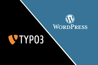 do typo3 and wordpress website