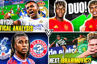 deliver a premium football or soccer thumbnail
