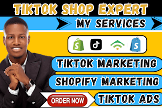 do USA tik tok shop, tiktok affiliate, klaviyo marketing with shopify