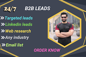 b2b lead generation, linkedin sales navigator and email list building lead gen