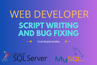 fix your sql queries, stored procedure, tables, functions, triggers