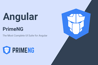 develop or fix angular primeng web application