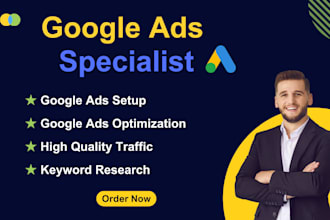 setup, optimize, and manage google ads PPC campaigns
