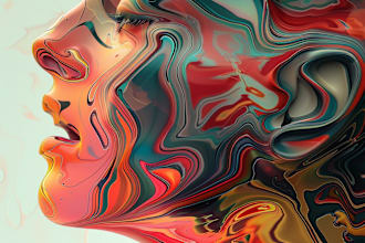 abstract painting art or color abstract art