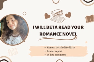 beta read your romance novel