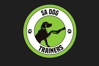 design high quality dog training logo for your business with 24 hours